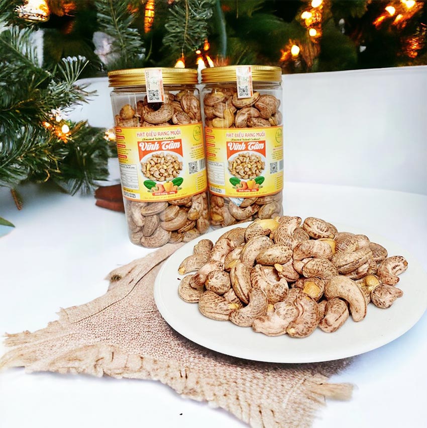 hạt điều rang muối vĩnh tâm