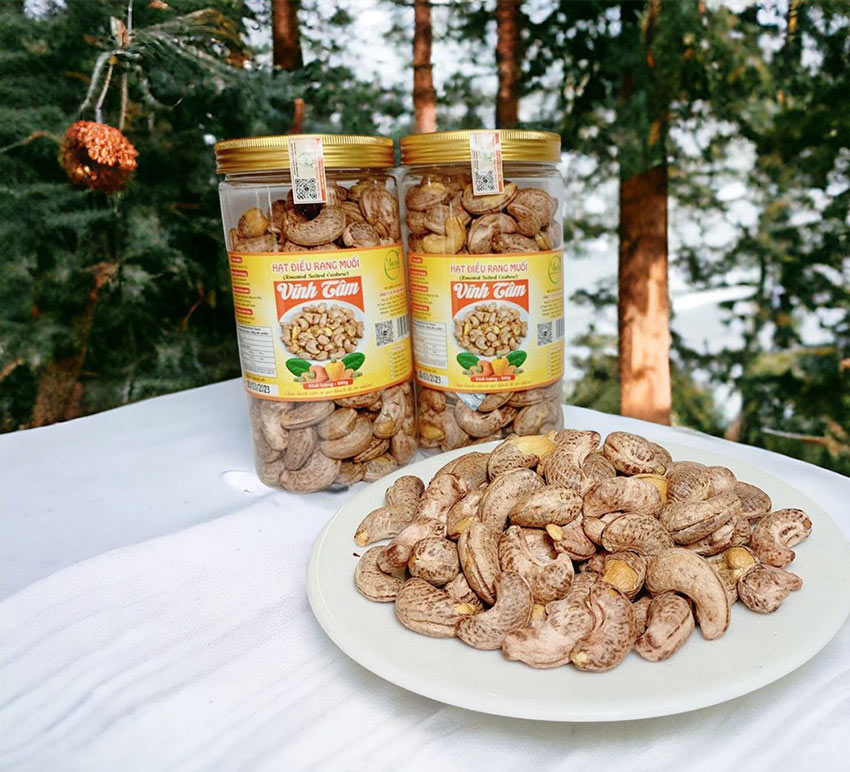 hạt điều rang muối vĩnh tâm