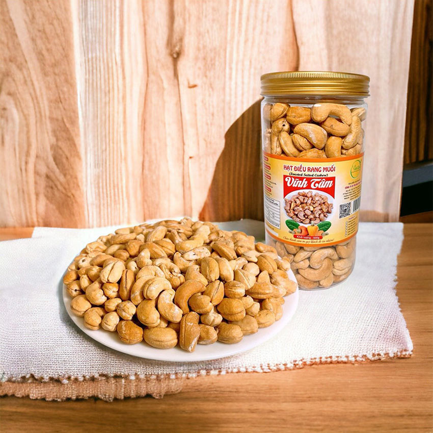 hạt điều rang muối vĩnh tâm