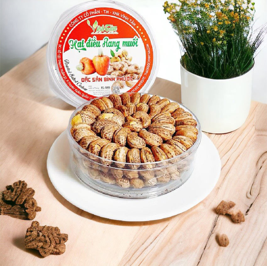 hạt điều rang muối vĩnh tâm