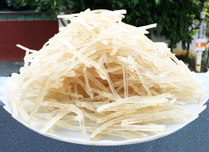 mủ trôm sượi bún