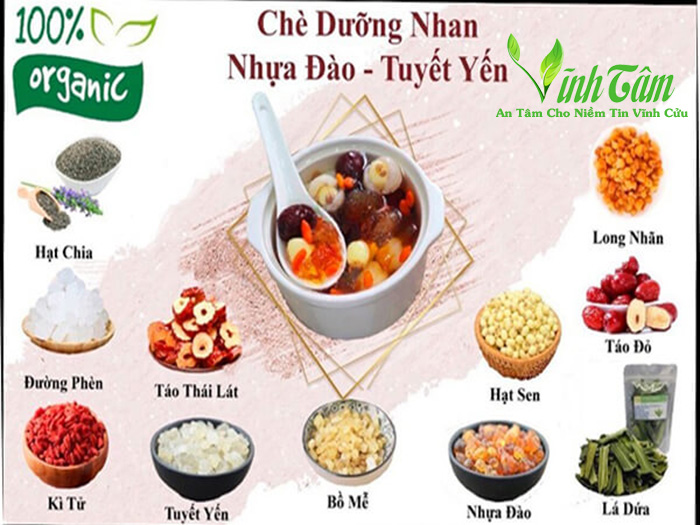 nguyên liệu nấu chè dưỡng nhan