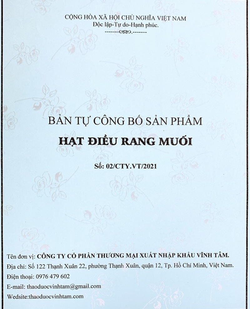 hạt điều rang muối bình phước