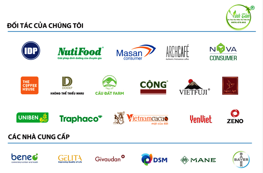 Đối tác công ty vĩnh tâm