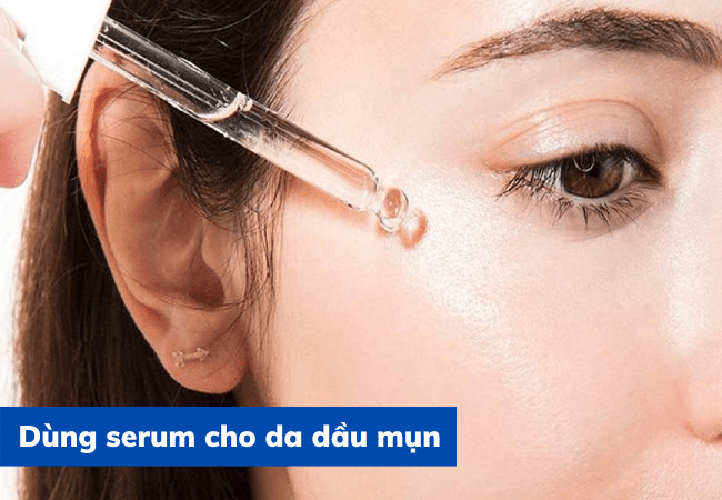 Sử dụng serum đặc trị mụn