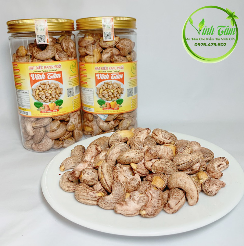 hạt điều bình phước rang muối