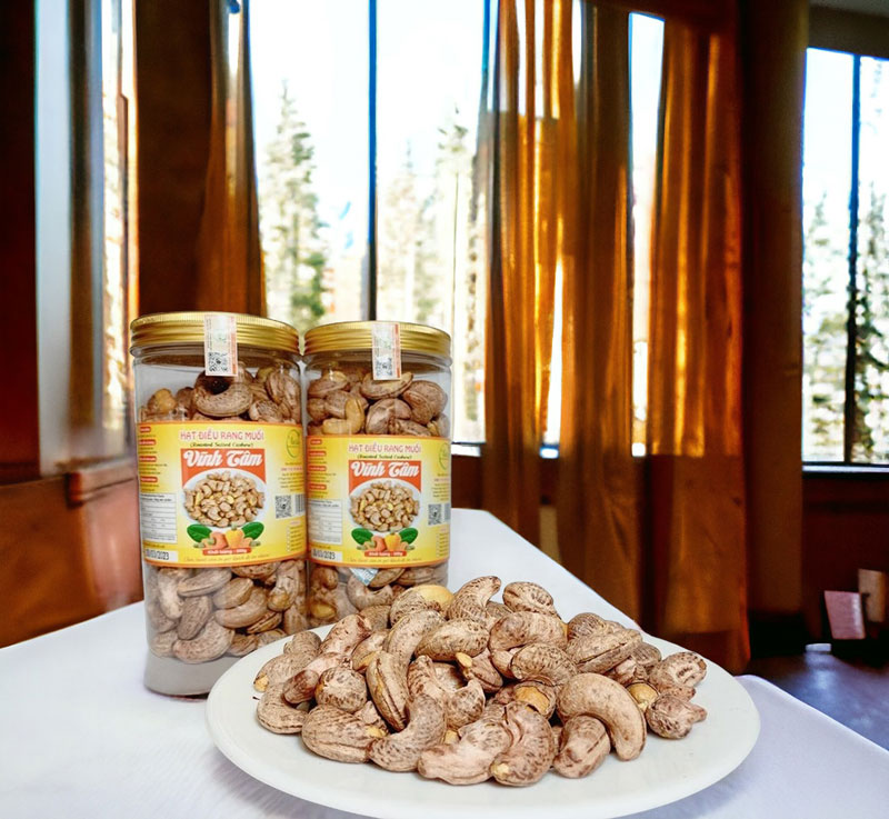 hạt điều rang muối vĩnh tâm
