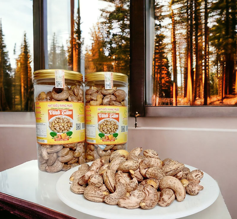 Hạt điều rang muối bình phước loại 1