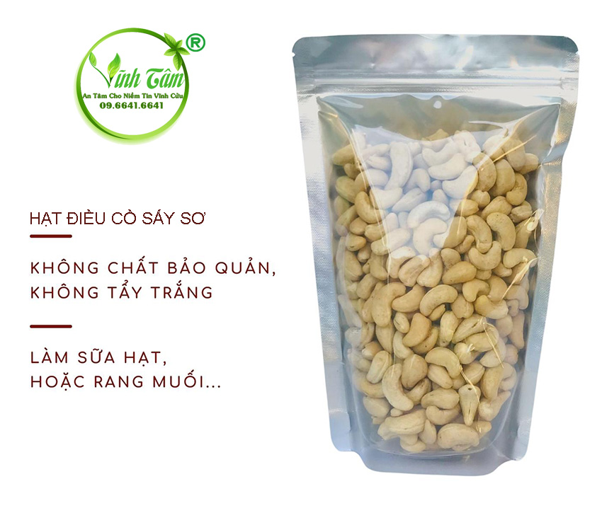 hạt điều làm sữa