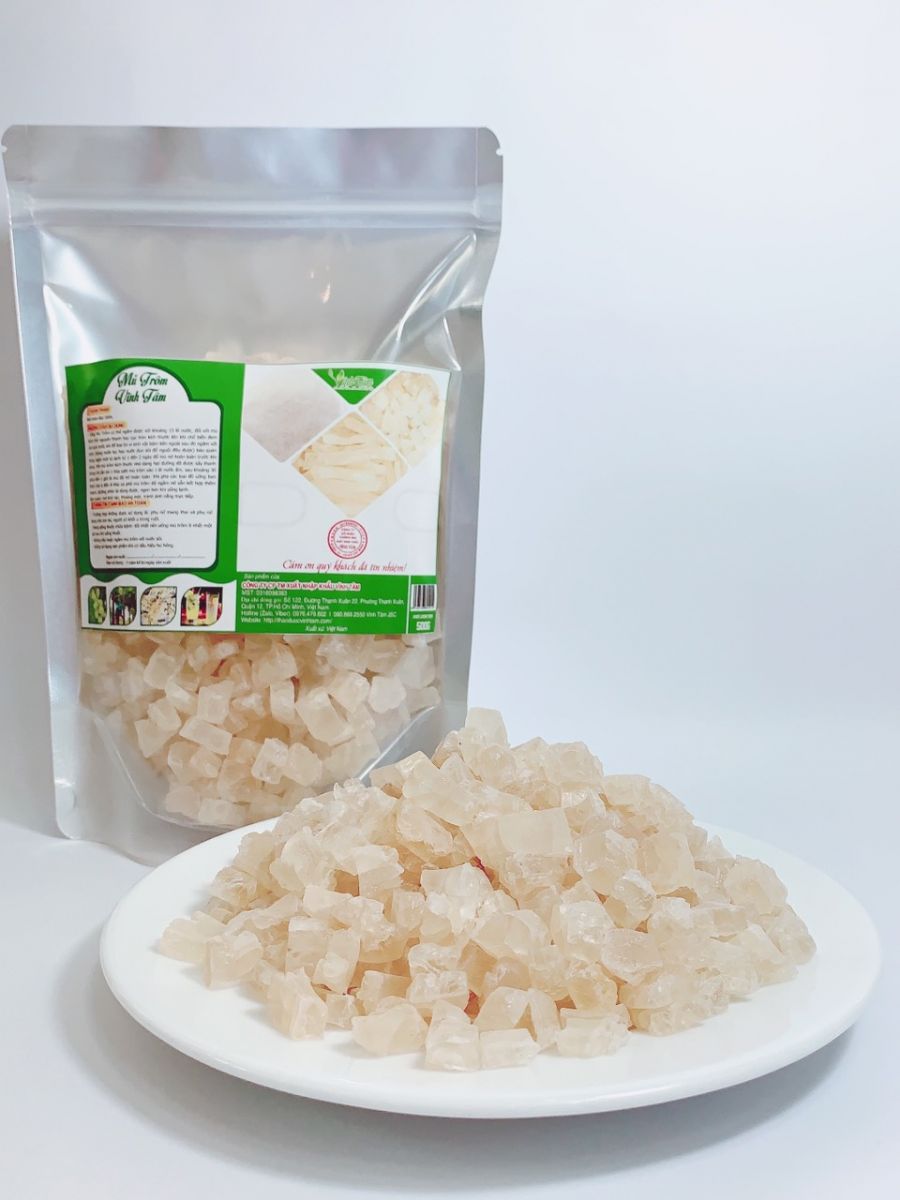 mủ trôm cục nhỏ