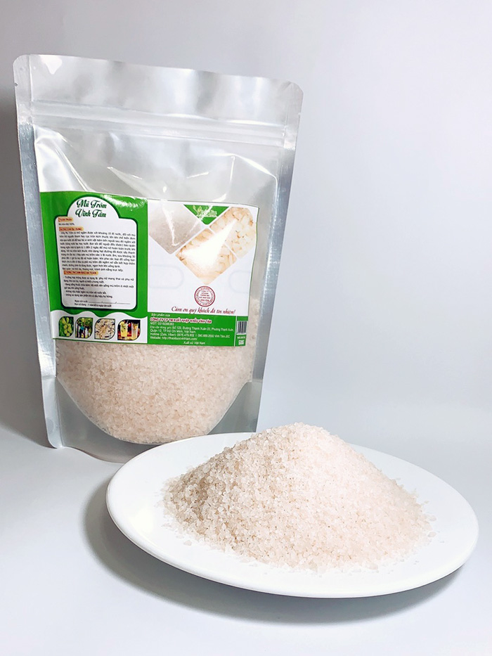 mủ trôm kích thước hạt đường