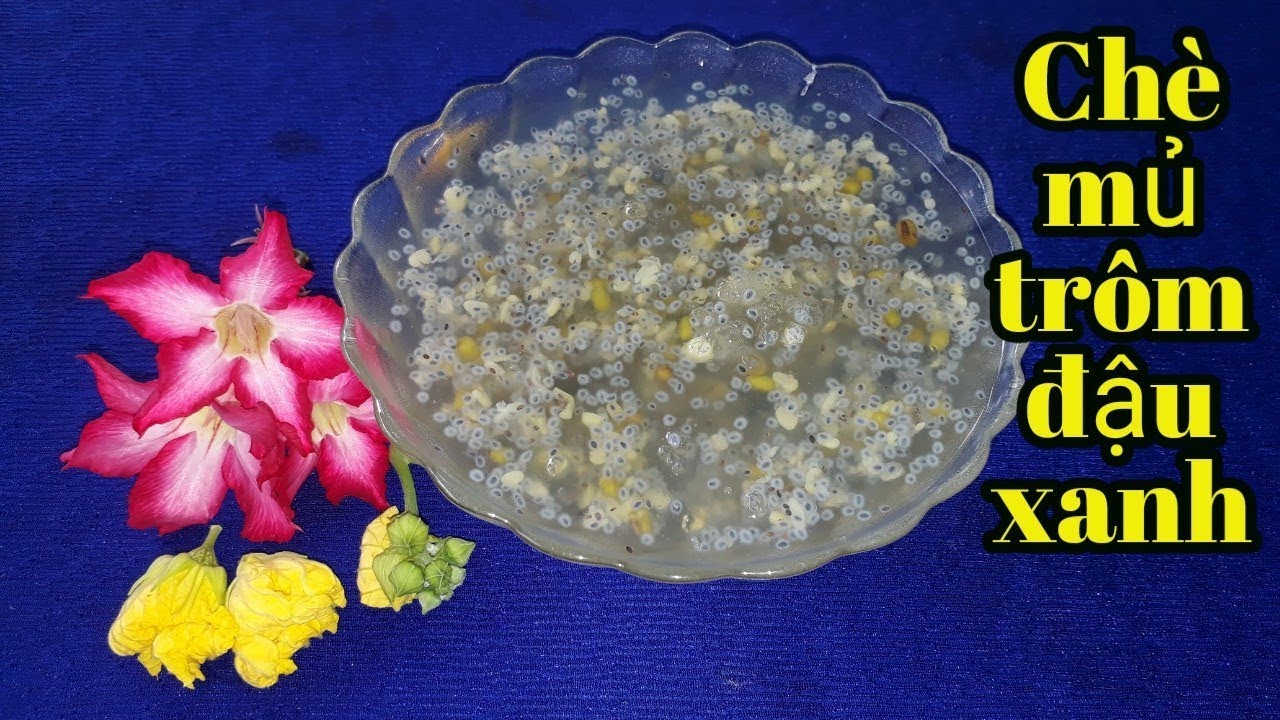 mủ trôm đậu xanh