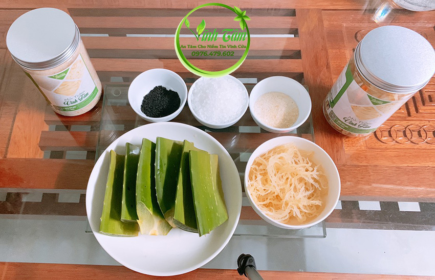 cách nấu mủ trôm 