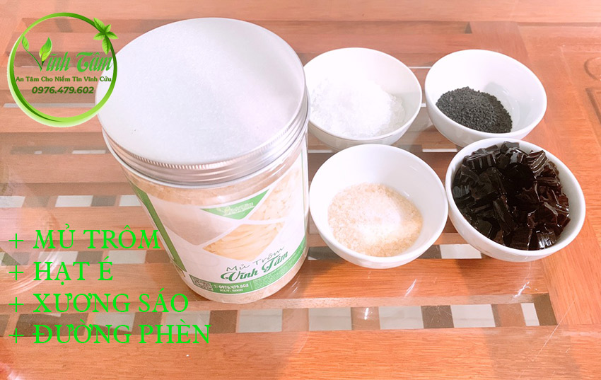 cách nấu, pha mủ trôm